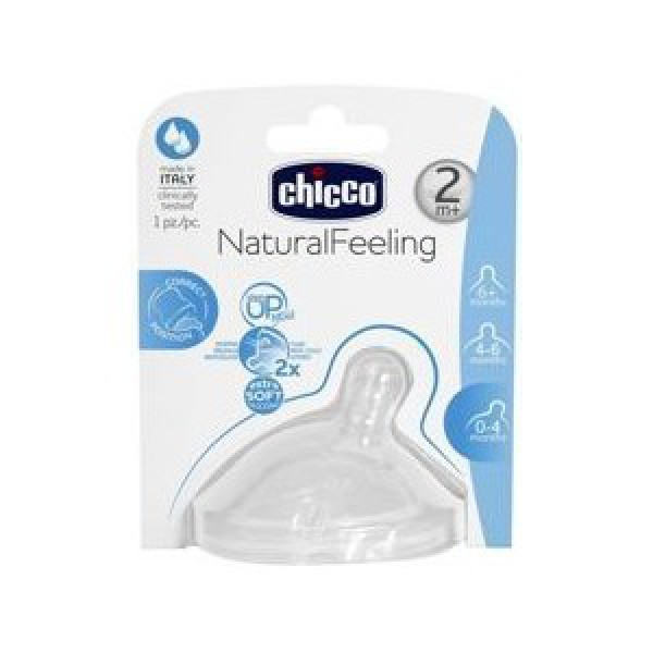 Chicco Tetina Stepup Newborn 1_2m+_ Média (x1 unidade) | Farmacentral